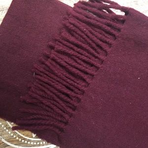 Vintage Lanvin Paris Red Scarf